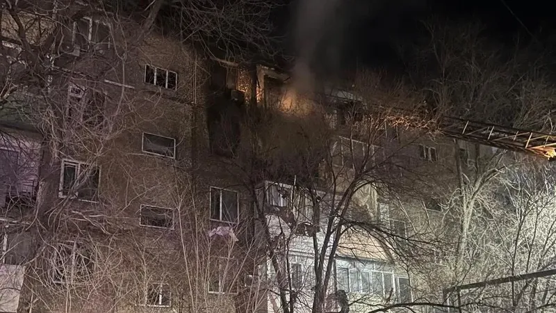 Шахтинскідегі көпқабатты үйлердің бірінде газ жарылып, 8 адам зардап шекті