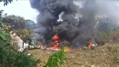 Колумбияда әскери ұшақ апатқа ұшырады: 60-тан астам адам қаза тапты, сурет - Zakon.kz жаңалық 24.03.2026 10:37