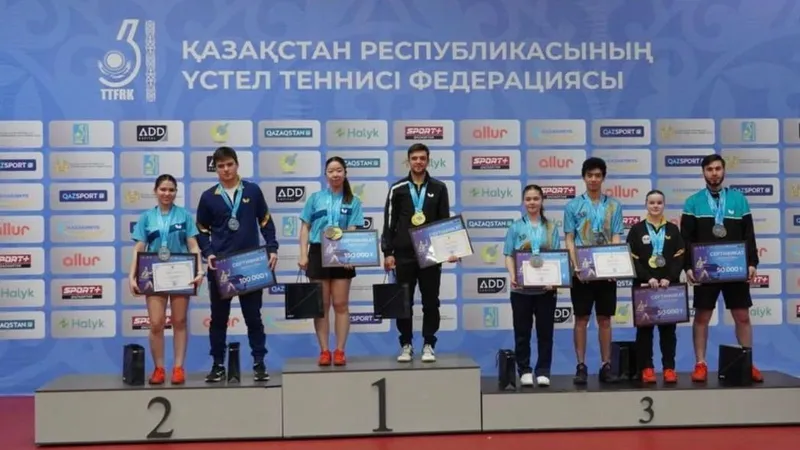 Алматылық спортшылар үстел теннисінен Қазақстан чемпионатында жеңімпаз атанды