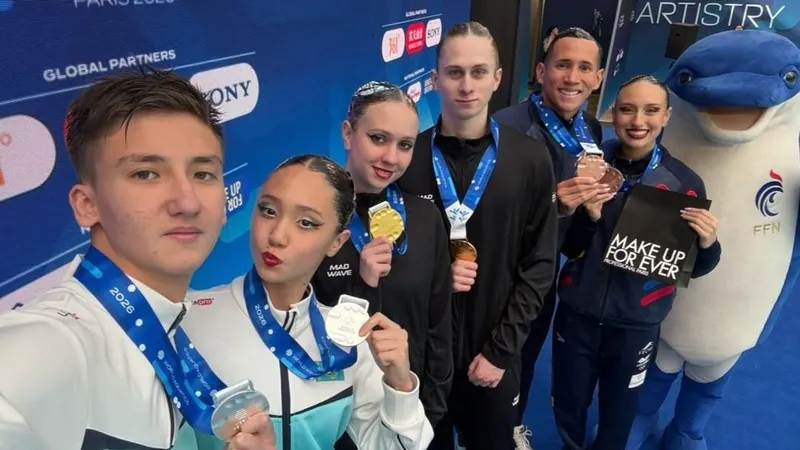 Қазақстан әртістік жүзуден Әлем кубогы кезеңінде екінші медаль жеңіп алды