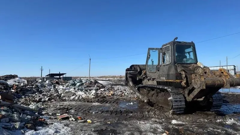 Петропавлда 600 литр заңсыз алкоголь өнімдері бульдозермен жойылды