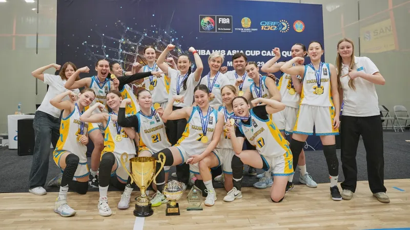 Қазақстандық баскетболшы қыздар Өзбекстан мен Қырғызстан құрамаларын ойсырата жеңді