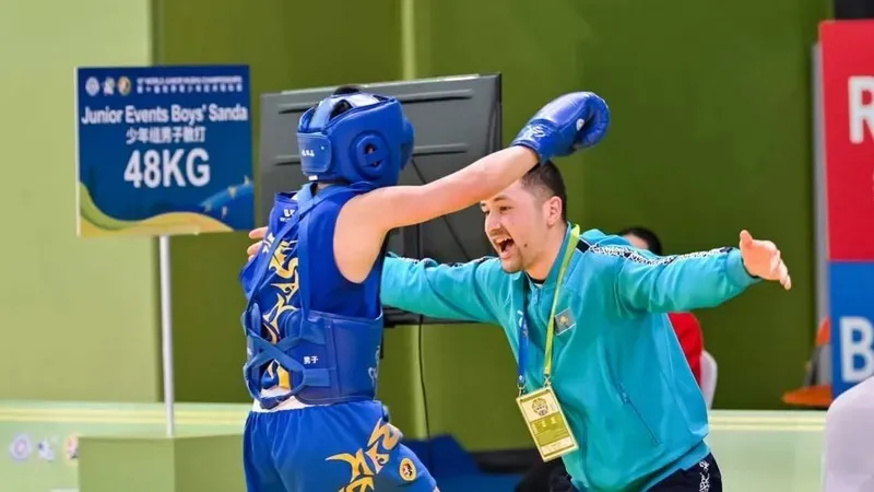Ушу бойынша тарихи жеңіске жеткен Қазақстан құрамасын Алматыда қарсы алды