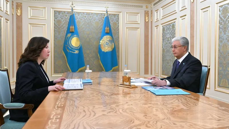 Мемлекет басшысы Оқу-ағарту министрі Жұлдыз Сүлейменованы қабылдады