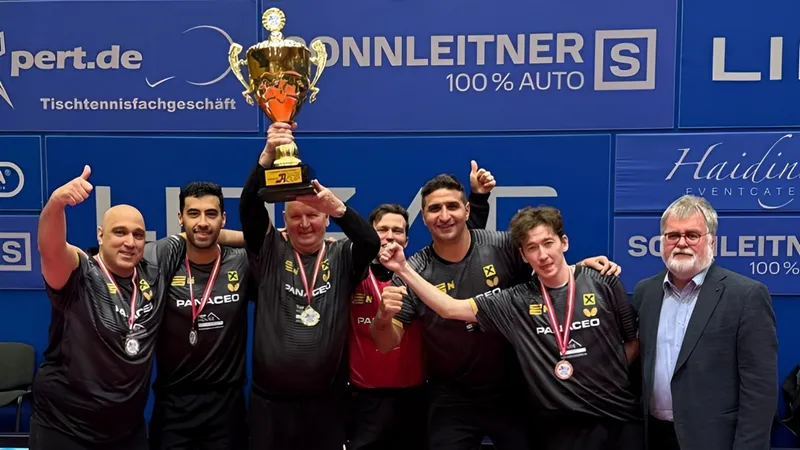 Ағайынды Айдос пен Дастан Кенжеғұловтар үстел теннисінен Аустрия кубогында жүлделі болды