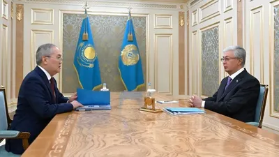 Тоқаев ҚМА төрағасын қабылдады, сурет - Zakon.kz жаңалық 06.04.2026 15:46