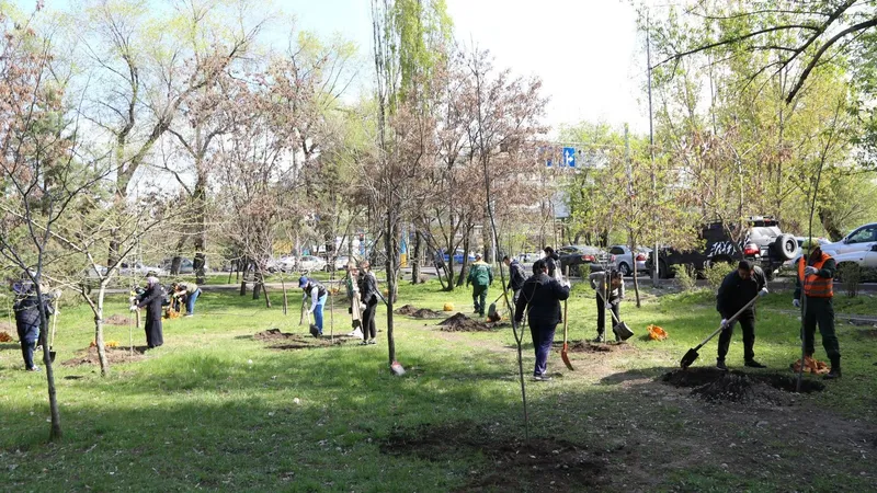 "Таза Қазақстан": Алматыда 2026 жылы 550 мыңнан астам жасыл желек егіледі