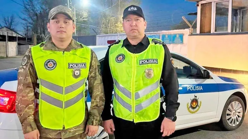 Алматыда әскери қызметшілер көлік ішінде қалған екі жасар баланы құтқарды