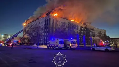 Ақтөбеде төтенше жағдай: облыс әкімдігі ғимаратында өрт шықты, сурет - Zakon.kz жаңалық 07.04.2026 22:29