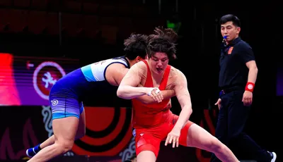 Гүлмарал Еркебаева күрестен Азия чемпионатында қола медаль жеңіп алды, сурет - Zakon.kz жаңалық 09.04.2026 19:33