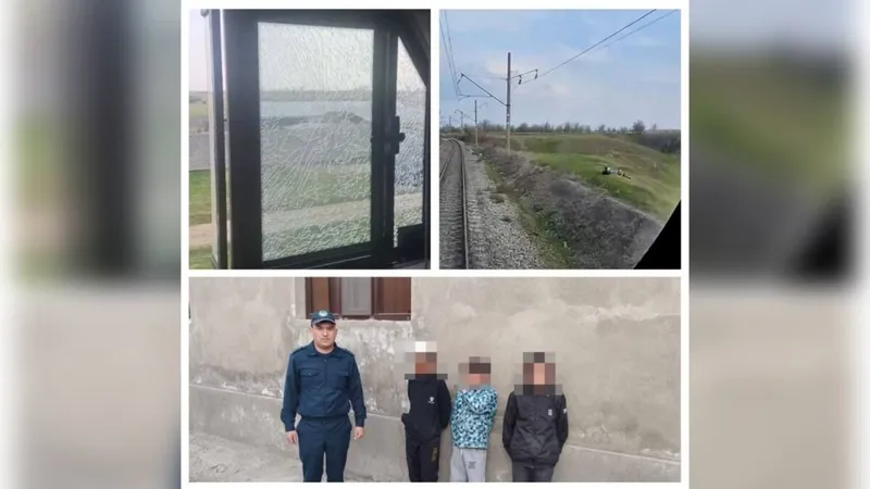 Шымкентте балалар электровоз кабинасына тас лақтырған , сурет - Zakon.kz жаңалық 09.04.2026 18:20