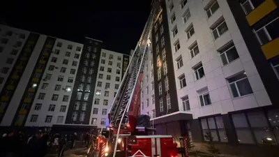 Астанада көпқабатты тұрғын үйден өрт шықты, сурет - Zakon.kz жаңалық 13.04.2026 22:15