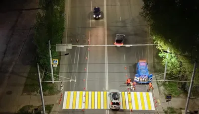 Алматыда 300 мың шаршы метрден астам жол таңбасы сызылады, сурет - Zakon.kz жаңалық 14.04.2026 19:38