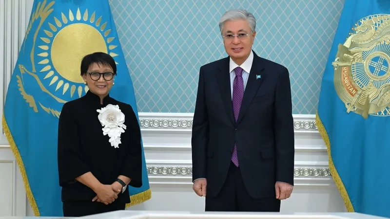 Қасым-Жомарт Тоқаев Ретно Марсудиді қабылдады