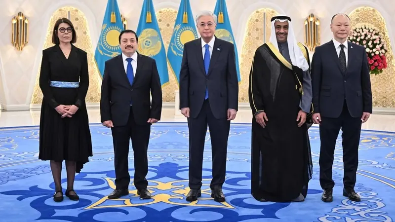 Төрт мемлекеттің төтенше және өкілетті елшілері Қазақстан президентіне сенім грамоталарын тапсырды