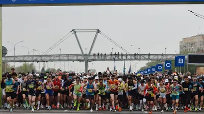 Алматыдағы марафон шетелдік қатысушылар саны бойынша рекорд жаңартты, сурет - Zakon.kz жаңалық 19.04.2026 16:56