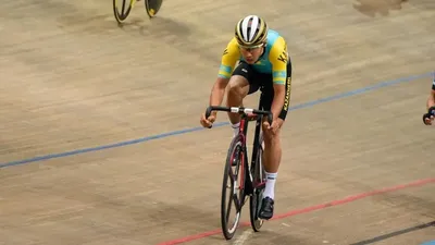 Әлішер Жұмақан велотректен Әлем кубогы кезеңінде үздік ондыққа енді, сурет - Zakon.kz жаңалық 21.04.2026 22:35