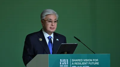 Мемлекет басшысы Қасым-Жомарт Тоқаев Өңірлік экологиялық саммиттің пленарлық отырысында сөз сөйледі, деп хабарлайды Zakon.kz., сурет - Zakon.kz жаңалық 22.04.2026 13:09