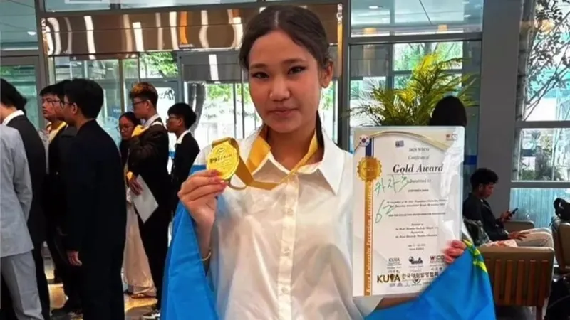 Алматылық оқушы БҰҰ штаб-пәтерінде әлемнің үздік 3 жас инноваторының қатарына енді