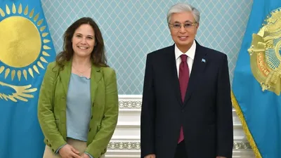 Тоқаев Германия экономикасы Шығыс комитетінің басқарма төрағасын қабылдады, сурет - Zakon.kz жаңалық 23.04.2026 18:11