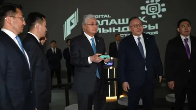 Мемлекет басшысы Қасым-Жомарт Тоқаев 2026 жылғы 29 шілде мен 9 тамыз аралығында Астанада өтетін "Болашақ ойындары 2026" халықаралық мультиспорттық турниріне кері санақты іске қосу рәсіміне қатысты., сурет - Zakon.kz жаңалық 24.04.2026 14:47