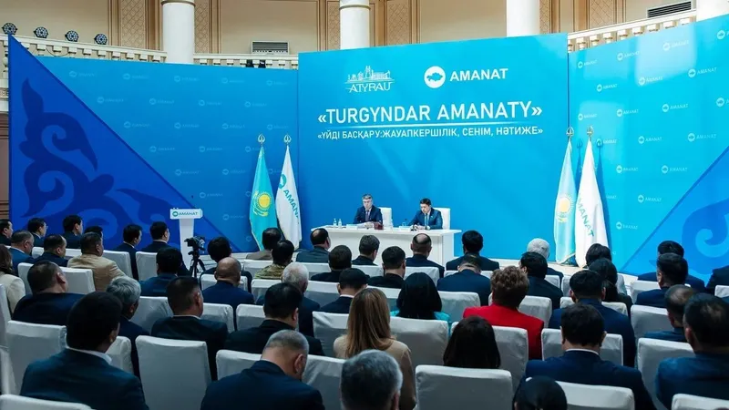 "TURGYNDAR AMANATY": Атырауда тұрғын үй саласын жаңғыртудың нақты қадамдары айқындалды