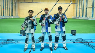 Қазақстан құрамасы жасөспірімдер арасында нысана көздеуден Әлем кубогы кезеңінде үш алтын медаль жеңіп алды, сурет - Zakon.kz жаңалық 30.04.2026 22:31