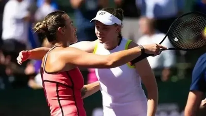Елена Рыбакина WTA чемпиондық жарысында Арина Соболенконы басып озды