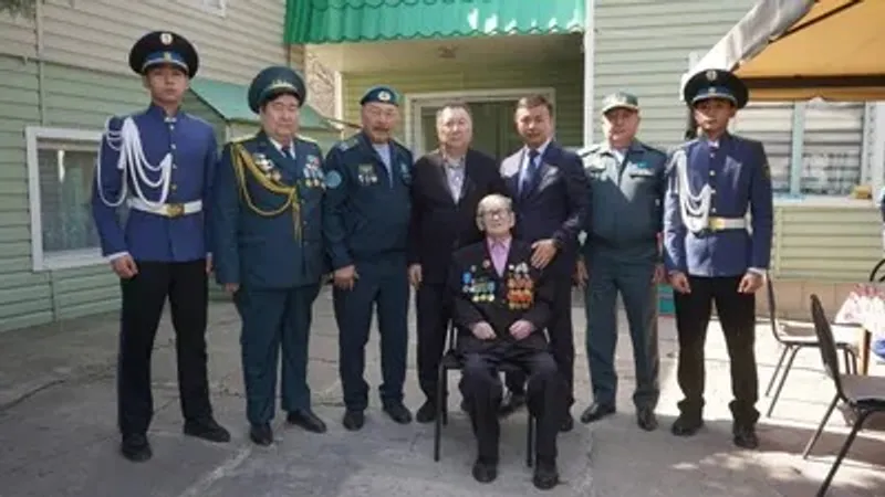 Алматыда Ұлы Отан соғысының ардагері 99 жасқа толды