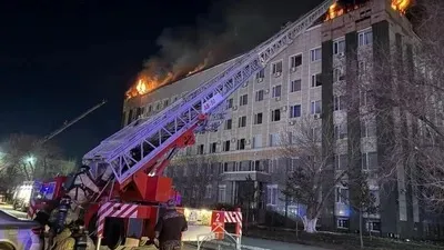 Ақтөбе облысы әкімдігі ғимаратындағы өрт: келтірілген залал 90 млн теңгеге бағаланды , сурет - Zakon.kz жаңалық 06.05.2026 10:09