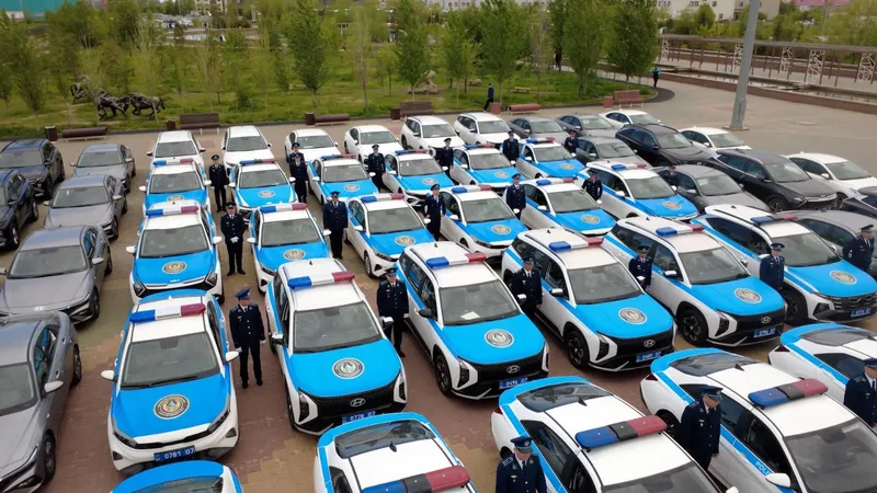 Батыс Қазақстан облысында тәртіп сақшыларына темір тұлпарлар табысталды