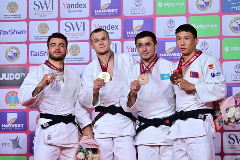 Аңсарбек Ғайнуллин дзюдодан Астанадағы Grand Slam турнирінің қола жүлдегері атанды