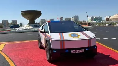 Түркістан көшелерінде тағы бір Tesla Cybertruck көзге түсті - ол кімге тиесілі, сурет - Zakon.kz жаңалық 14.05.2026 14:09