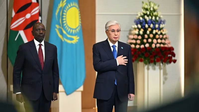 Кения Президенті Уильям Рутоны ресми қарсы алу рәсімі, сурет - Zakon.kz жаңалық 20.05.2026 12:27