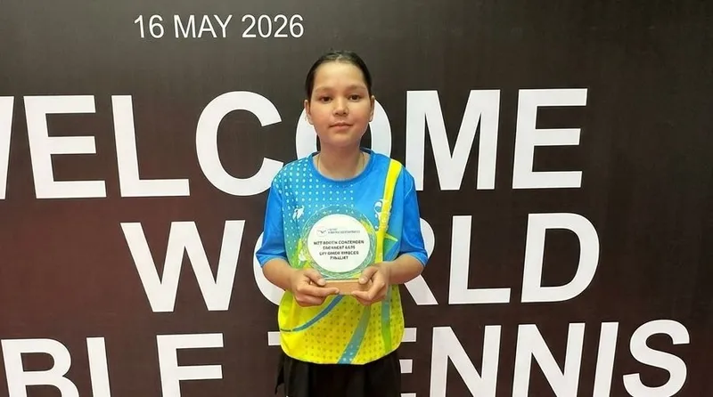 Назерке Болатбек Ташкенттегі WTT Youth Contender халықаралық турнирінде күміс жүлдегер атанды