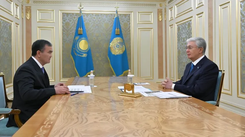 Жеңіс Қасымбек президентке есеп берді