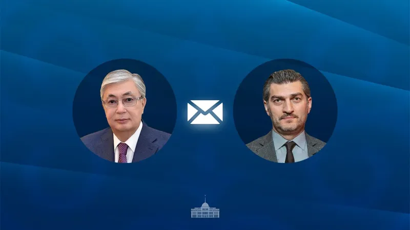 Құттықтау жеделхаты, Мемлекет басшысы, Тоқаев, Грузия президенті, сурет - Zakon.kz жаңалық 26.05.2026 19:55