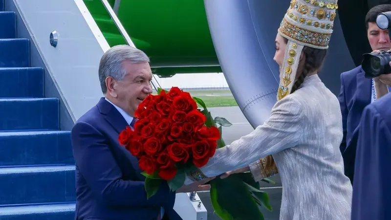 2026 жылғы 29 мамырда Қазақстан астанасына Өзбекстан Президенті Шавкат Мирзиёев келді, деп хабарлайды Zakon.kz., сурет - Zakon.kz жаңалық 29.05.2026 13:43
