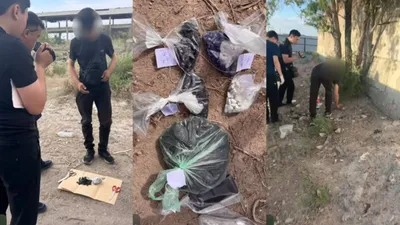 Қарағанды облысында есірткі курьері ұсталып, 287 орама мефедрон тәркіленді