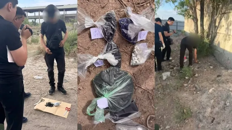 Қарағанды облысында есірткі курьері ұсталып, 287 орама мефедрон тәркіленді, сурет - Zakon.kz жаңалық 03.06.2026 13:29