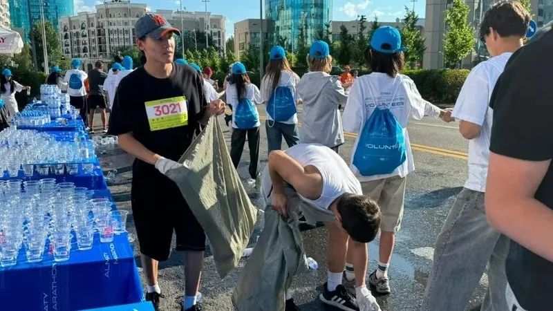 Тазалық, Astana Half Marathon, Таза Қазақстан, акция, плоггинг  , сурет - Zakon.kz жаңалық 07.06.2026 11:50