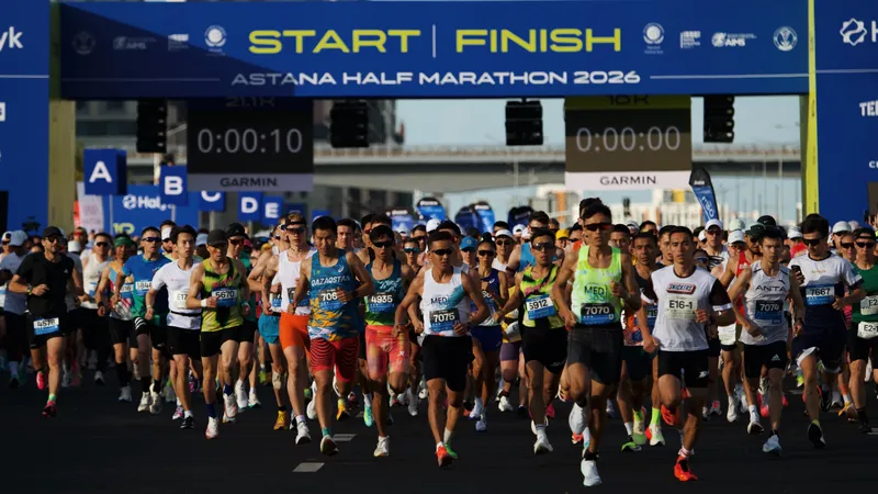Astana Half Marathon 2026 шетелдік қатысушылар саны бойынша рекорд орнатты, сурет - Zakon.kz жаңалық 08.06.2026 12:07