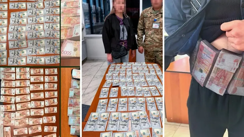299,6 мың АҚШ доллары мен 102,5 млн рубль: ҰҚК ақша қаражатын заңсыз әкетуге жол бермеді 