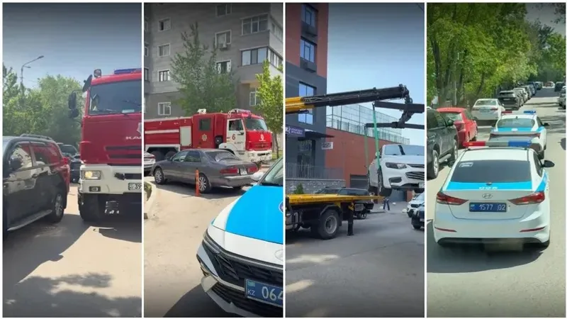 Көліктер эвакуацияланды, сурет - Zakon.kz жаңалық 19.06.2026 13:14