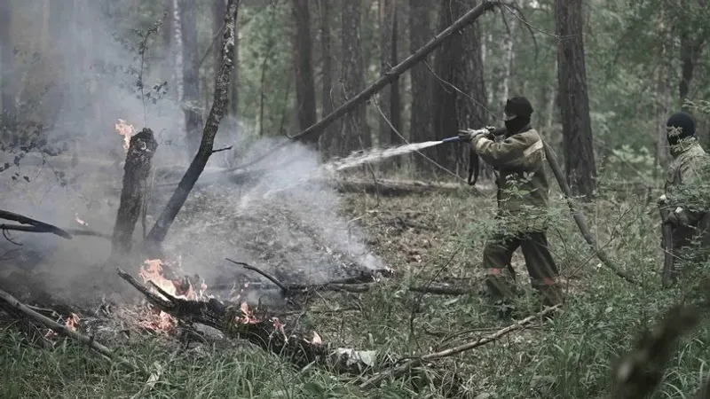 Өрт, Семей, орман 