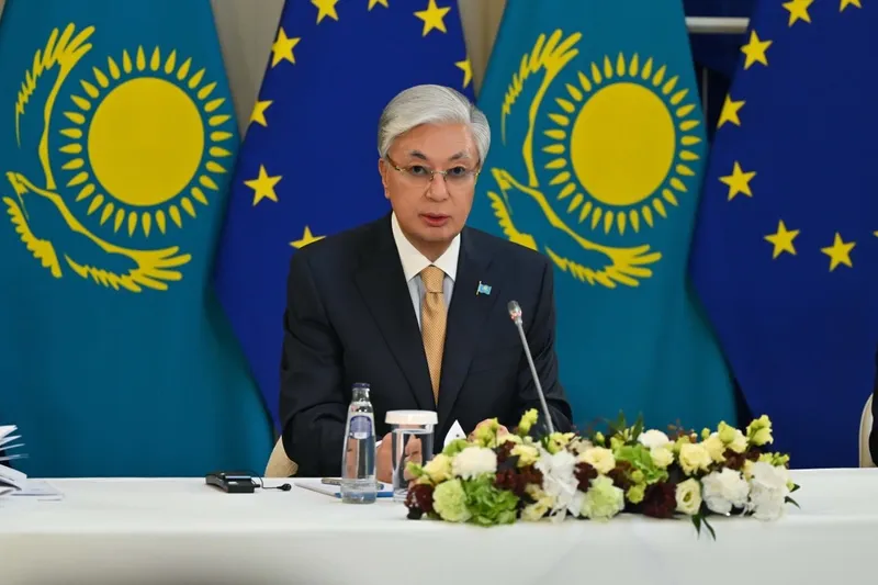 Тоқаев "Қазақстан – ЕО" дөңгелек үстелінде не айтты, сурет - Zakon.kz жаңалық 23.06.2026 23:41