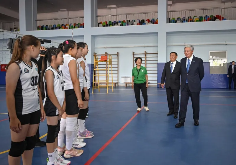 Тоқаев Burabay Arena спорт сарайына барды