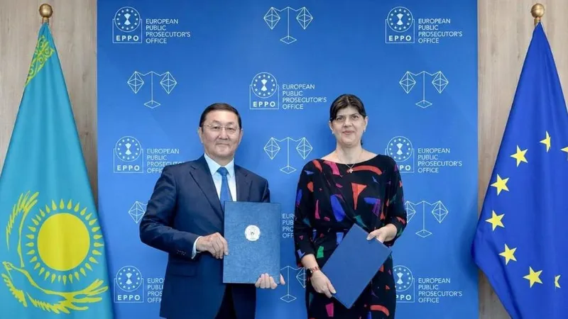 Құжат, қол қою, Люксембург, Қазақстан, Еуропа, Берік Асылов, прокурорлар , сурет - Zakon.kz жаңалық 27.06.2026 11:15