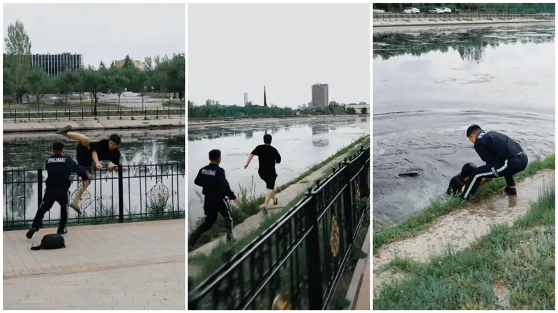 Астанада полиция формасын киіп пранк түсірген блогер 10 тәулікке қамалды, сурет - Zakon.kz жаңалық 30.06.2026 16:05