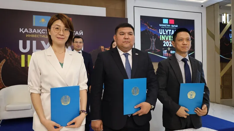 Ұлытау облысында өткен "Ulytau Invest–2026" Қазақстан–Қытай инвестициялық форумы аясында жалпы құны 368,6 миллион АҚШ долларын құрайтын инвестициялық меморандумдарға қол қойылды., сурет - Zakon.kz жаңалық 30.06.2026 15:42